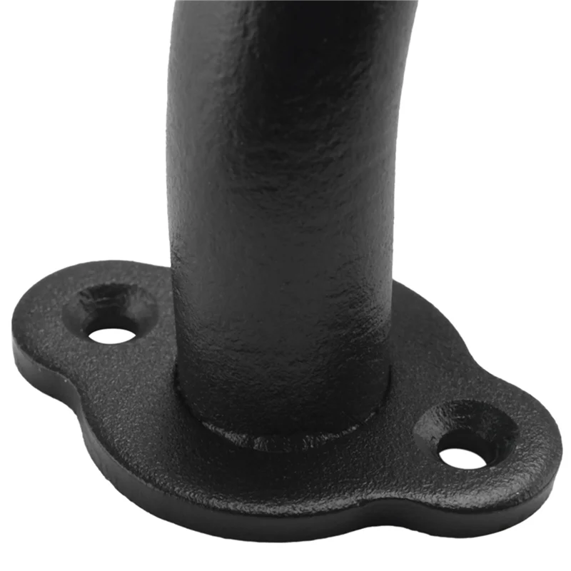 ABGR-2Pcs 10-дюймовый металлический промышленный трубный настенный поручень-ручка для двери сарая, перила для лестниц