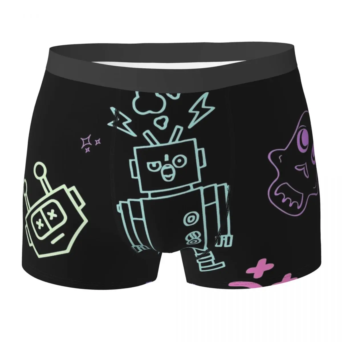 

Лидер продаж, нижнее белье Arcane League Of Legends, простые трусики-боксеры с принтом, мужской багажник большого размера