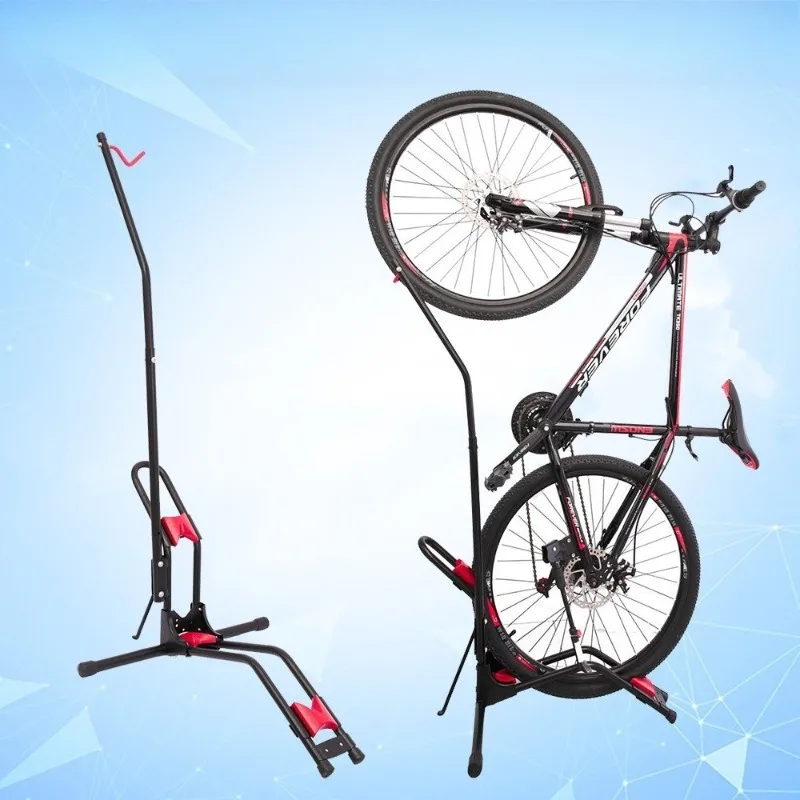 24-29 Inch Insertion Type Bike Parking Rack L-shaped Maintenance Racks Multi-functional Mountain Bicycle Support Accessories