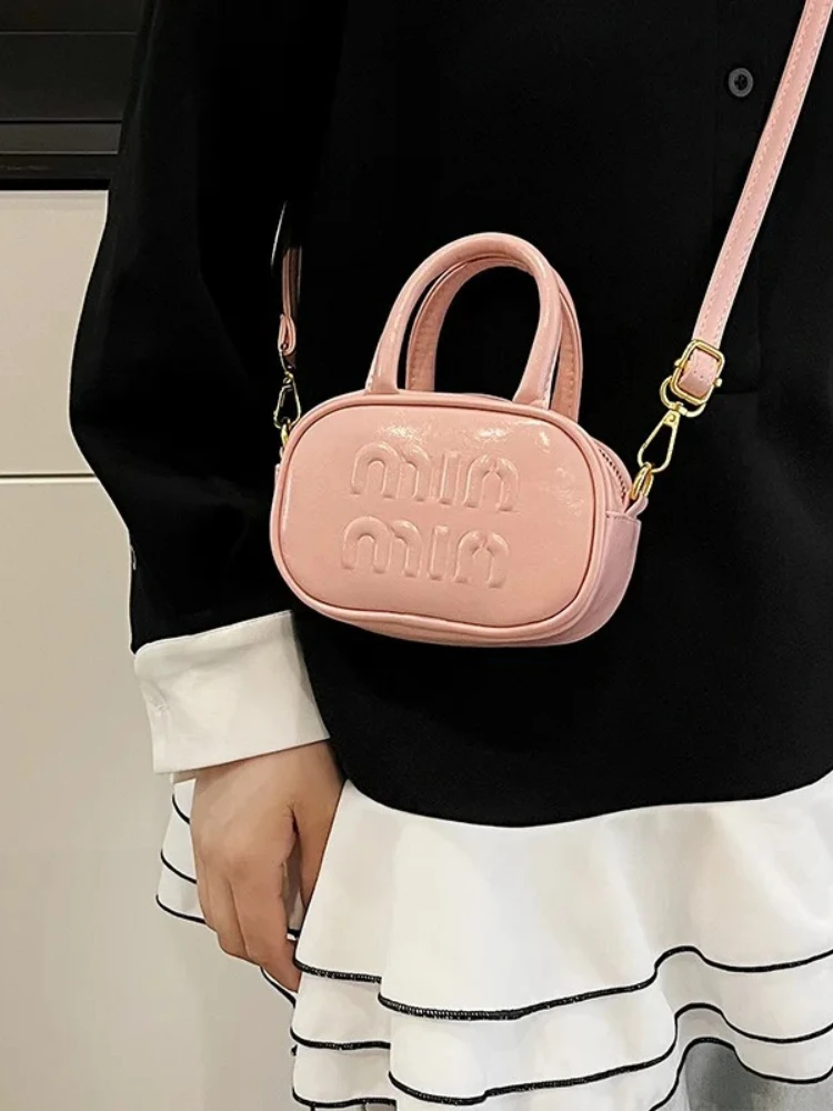 

Сумка-тоут с тиснением букв 2024, детская сумка через плечо для девочек, минималистичная сумка через плечо, универсальная сумка «день-ночь», текстурированная