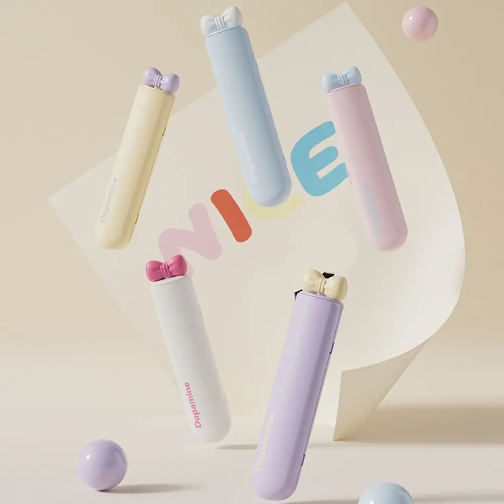 

Magnetic Design Dopamine Travel Cutlery Set With Storage Box Built-in Silent Slot Outdoor Dinnerware Suit with A Bow