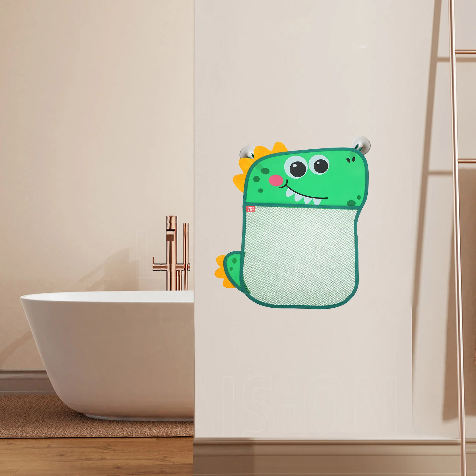 Dinosaurus Cup Opbergtas Polyester Mesh Box Badspeelgoedhouder Kinderslaapkamer Keuken Woonkamer Speelgoed Opbergtas