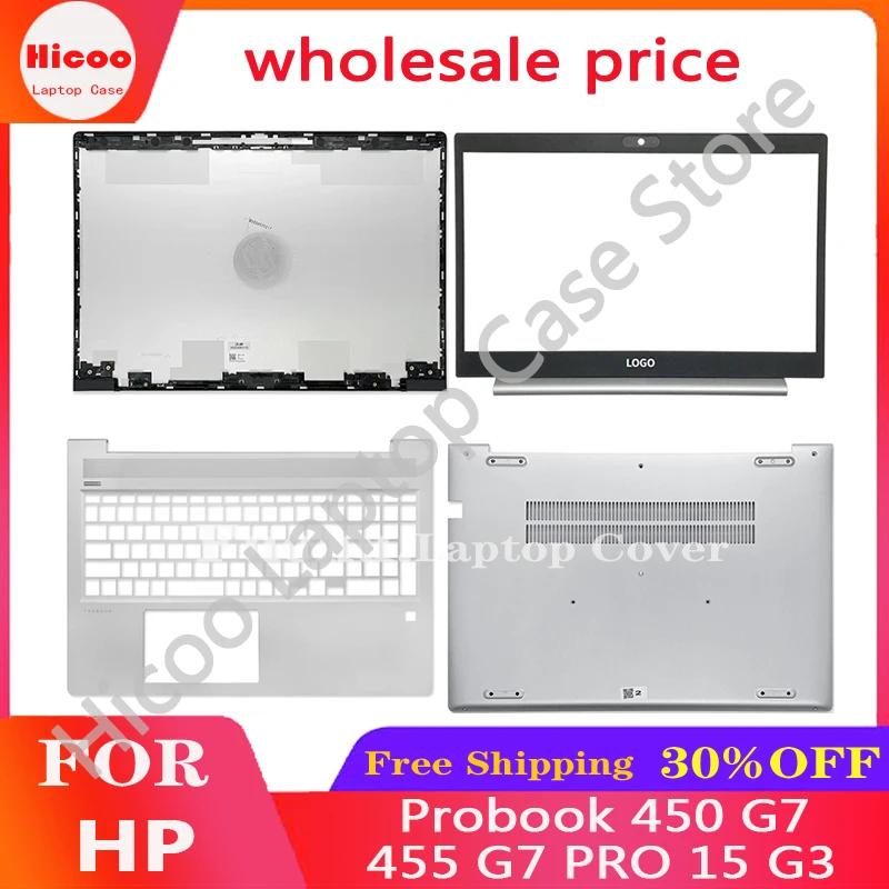 

For HP Probook 450 G7 455 G7 PRO 15 G3 Laptop LCD Back Lid Cover Palmrest Bottom Case Housing Shell Series Keyboard Bezel