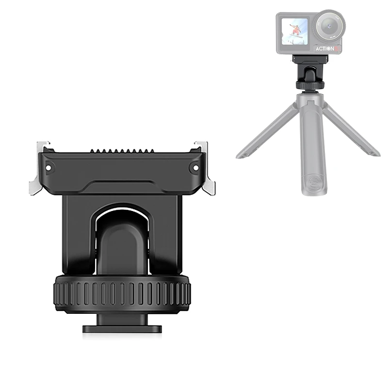 PULUZ Cold Shoe Gimbal Quick Release Basis Adapter Für DJI Osmo Action 5 Pro/4/3 Kamera Stativ Adapter Halterung Zubehör