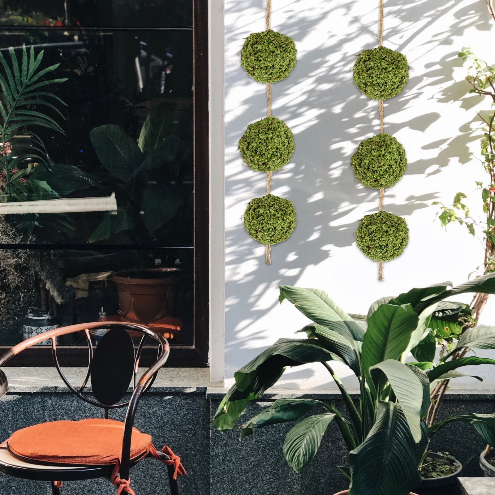 

1Pcs Simulation Mossy Ball Adornment DIY Craft Home Decor Bright Color Durable Environmental Protection No Odor Easy Care