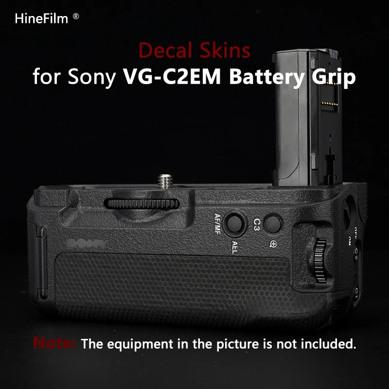 VG-C3EM naklejka na uchwyt baterii aparatu VGC4EM do skóry akcesoria do kamery Sony 1.4X 2.0X telekonwerter uchwyt boczny naklejka ochronna