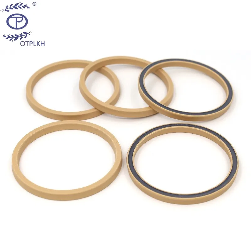 

spring seal for Holes modified PTFE added polyphenyl ester V-shaped stainless steel spring filled silicone OTPLKH customized