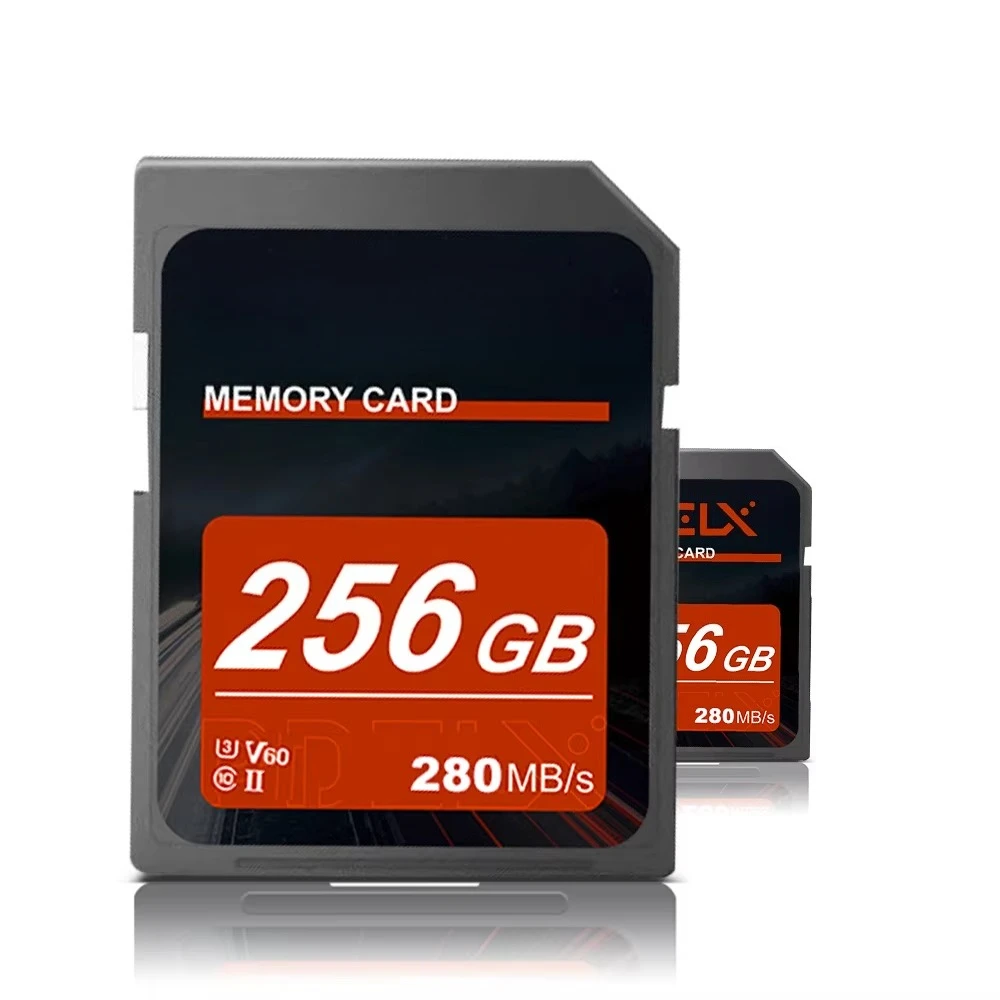 

100% Original UHS-II V60 SD Card for Camera Card Up To 280Mb/s High Speed 128GB 256GB 512GB Memory Card