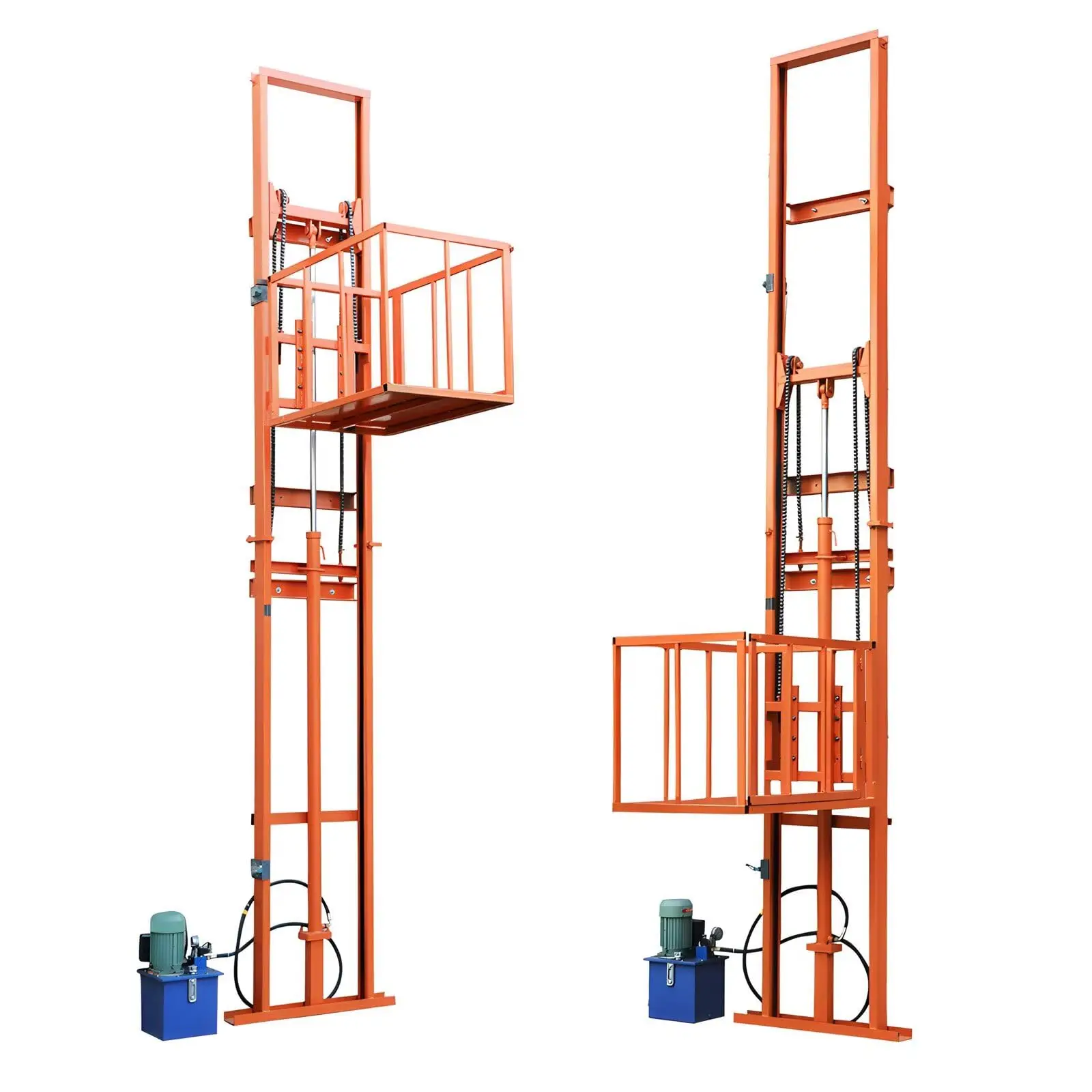 Ascensore elettrico per carico Ascensore per merci pesanti Magazzino Spazio domestico Caricamento e scarico Officina domestica Piccola piattaforma di sollevamento