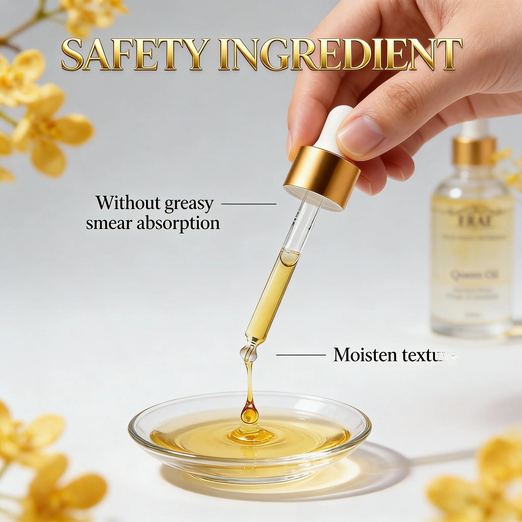 

Натуральное масло для тела EraeQueen, полученное методом холодного отжима, для упругости и сияния кожи всего тела, повышает эластичность кожи, эфирное масло.