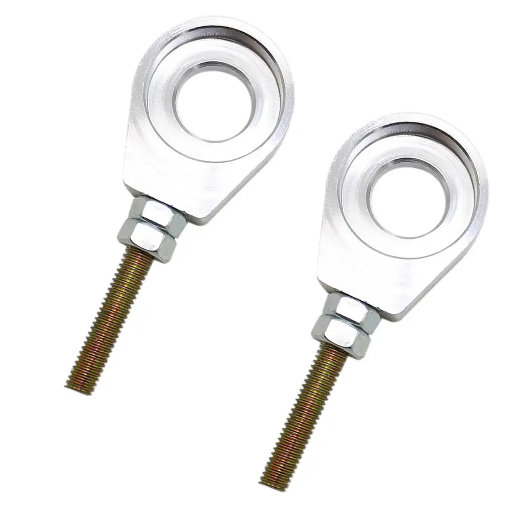 

Pair 15mm Chain Adjuster Tensioner Block Replacement Dirt Bike ATV - Silver