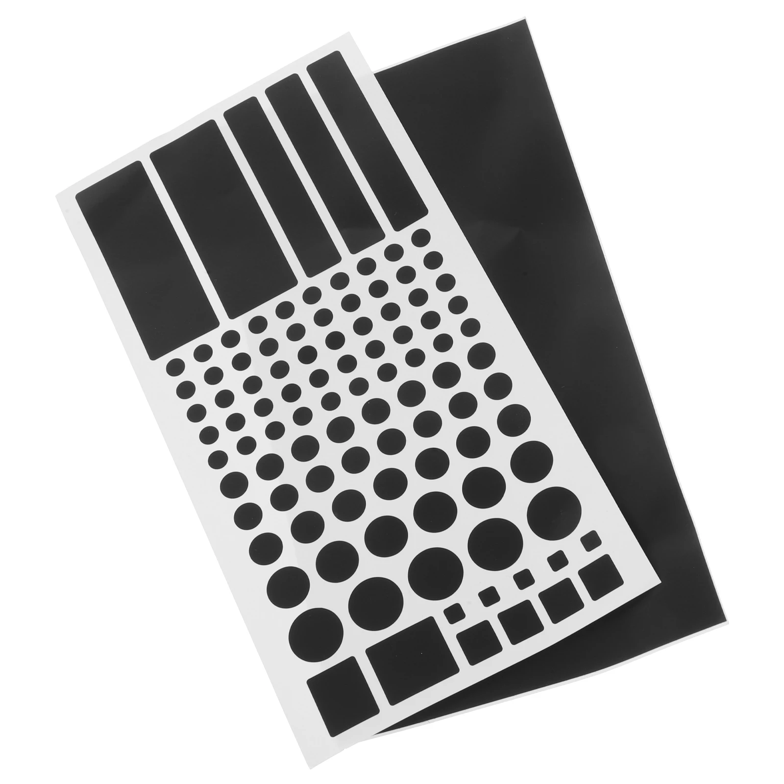 2 Sheets LED Light Shielding Stickers 50%~80% Dimming Blackout for Electronics Routers Shading Cover Craft Sewing Use