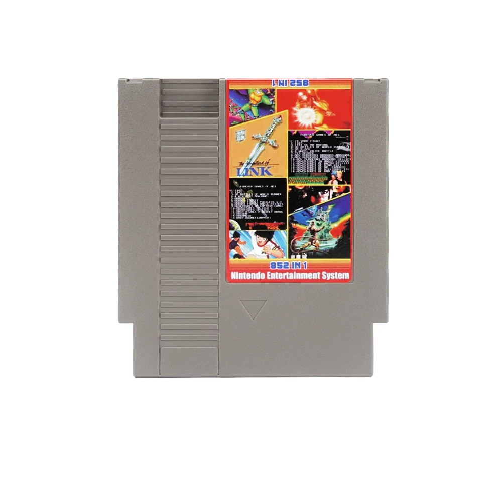 FOREVER GAMES OF NES Game Cartridge 852 (405+447) in 1 Remix Game Collection China Version For NES Game Console