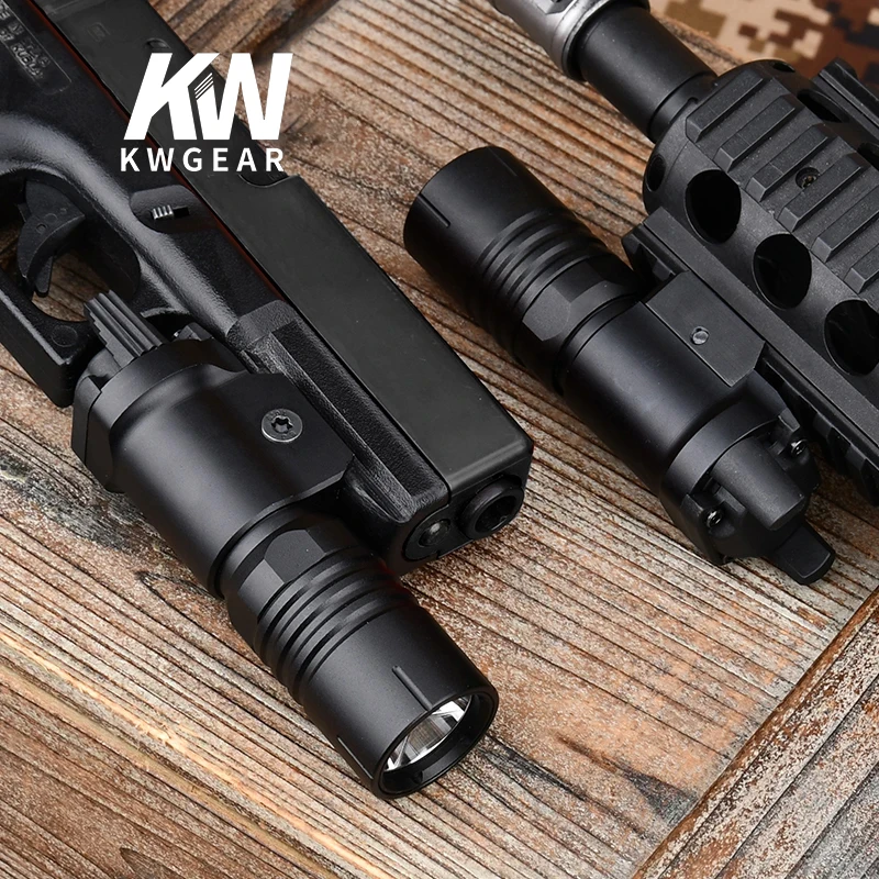 WADSN Updated PLHv2 Flashlight Metal Tactical PLH-V2 Scout Light 1000 Lumens High Power Hunting Scout Light Base Fit Mlok Keymod