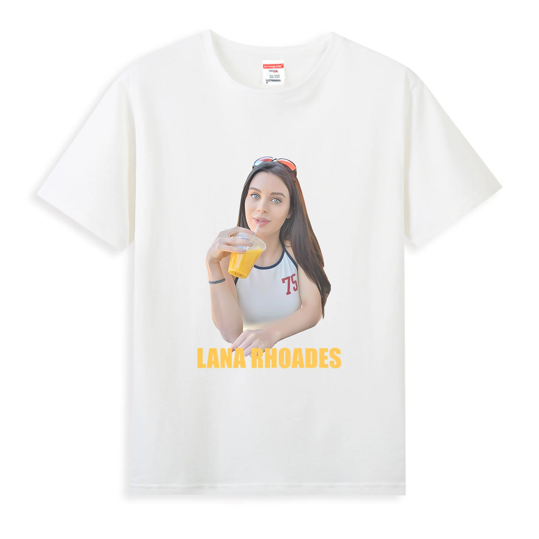 

Men Baju Pornstar Lana Rhoades Tshirt Cotton