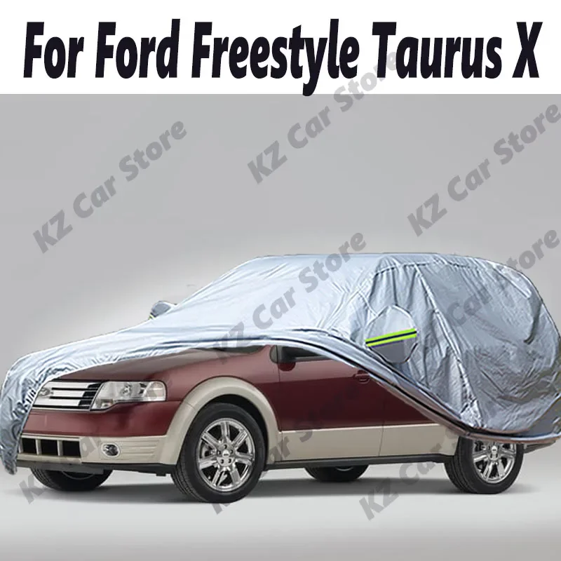 Waterproof Car Cover For Ford Freestyle Taurus X Anti-UV Sun Shade Snow Rain Ice Dust Prevent Outdoor SUV Cover