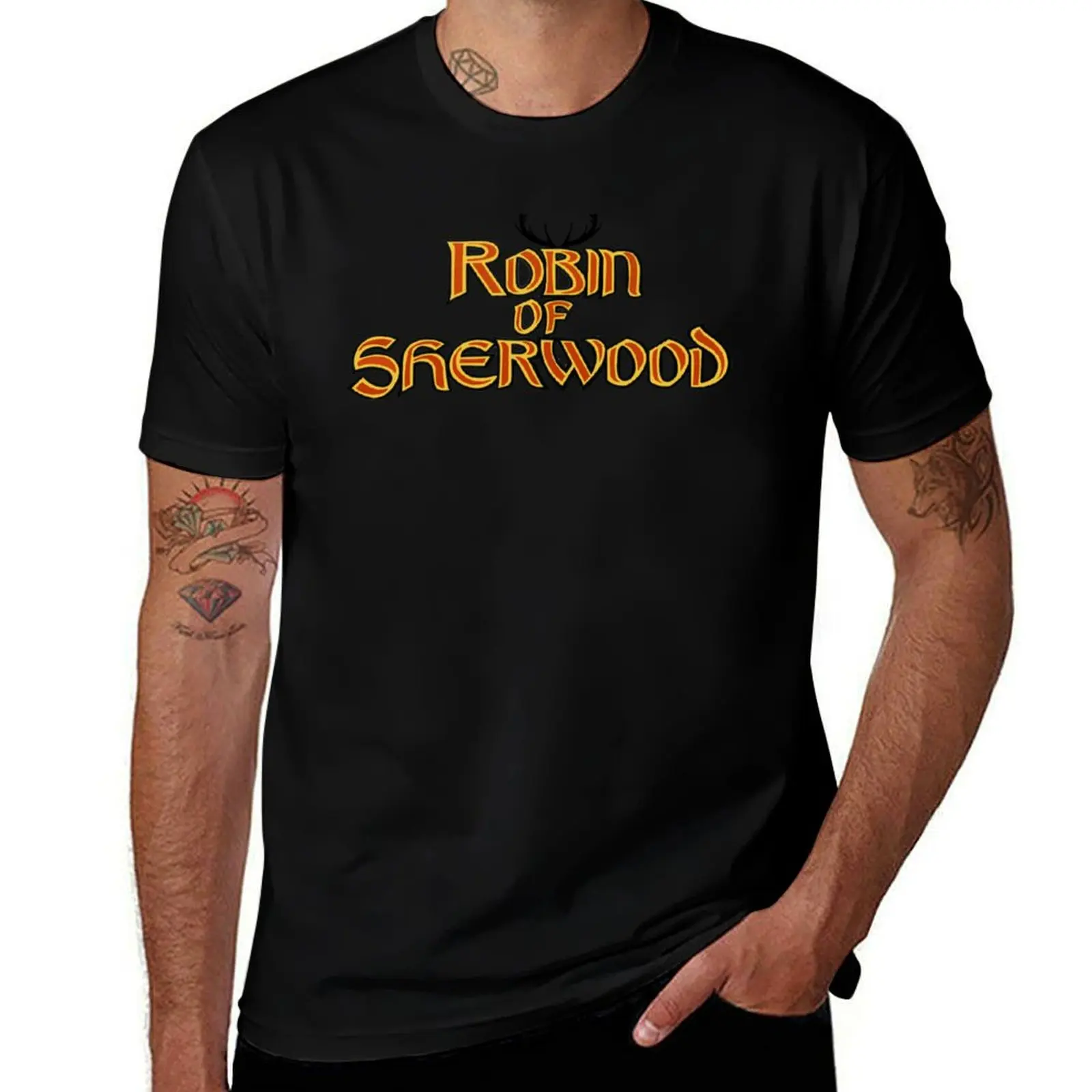 Robin of Sherwood T-Shirt Daily Casual Short Sleeve Tee Shirt T-Shirt