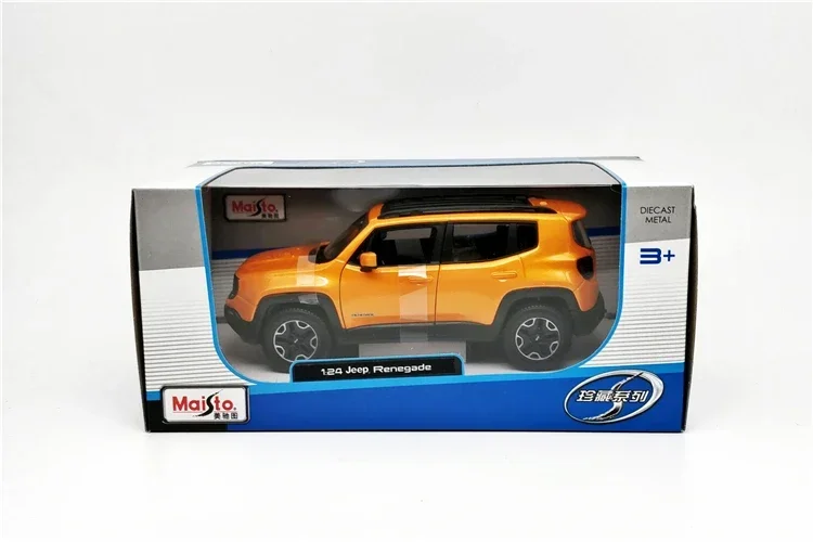 Maisto 1:24 Renegade oranje gegoten modelauto