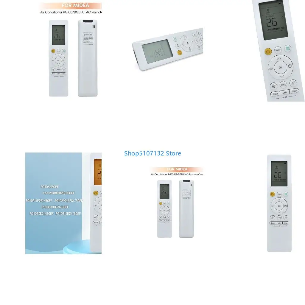 87HD RG10A Backlit Remote Control RG10B(K1) RG10B(B1) for Air Conditioner English
