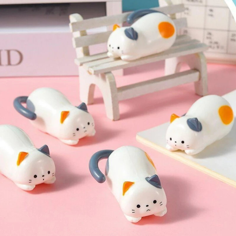 Cartoon Tumbling Cat Clockwork Toy Funny Hand Wind Up Animal Toys Children's Stress Relief Puzzle Toys Holiday Birthday Gift