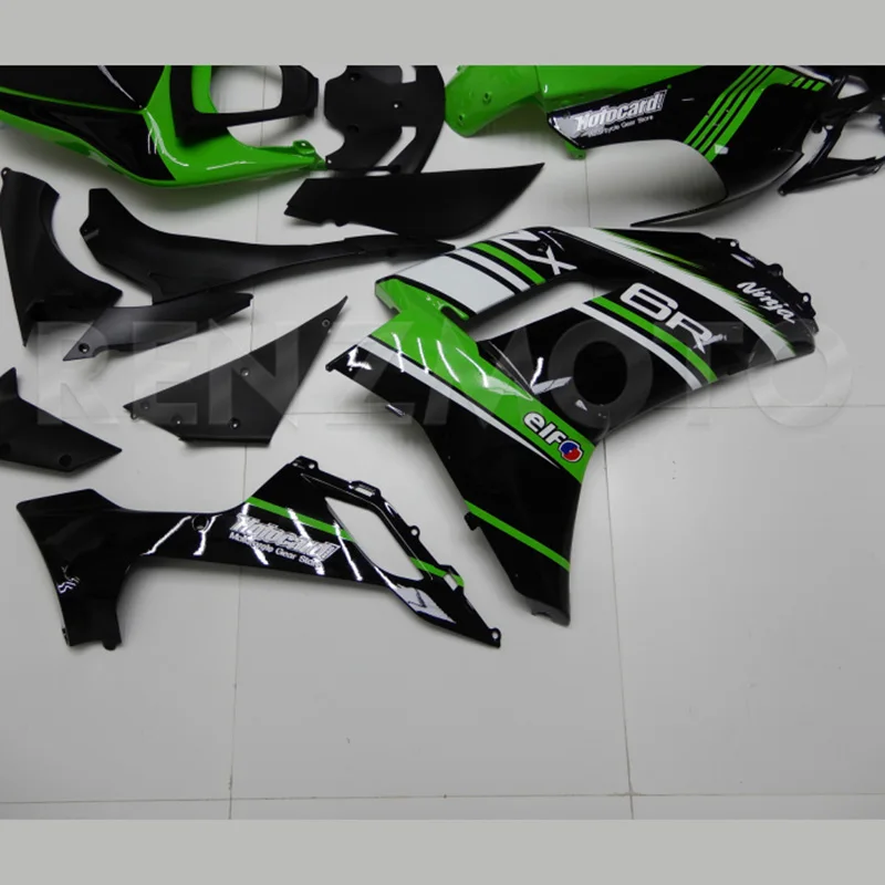 

white green black Abs Fairing Kit For Bmw zx6r 2007 2008 Abs Injection Bodywork Kit Naked Bike Covers