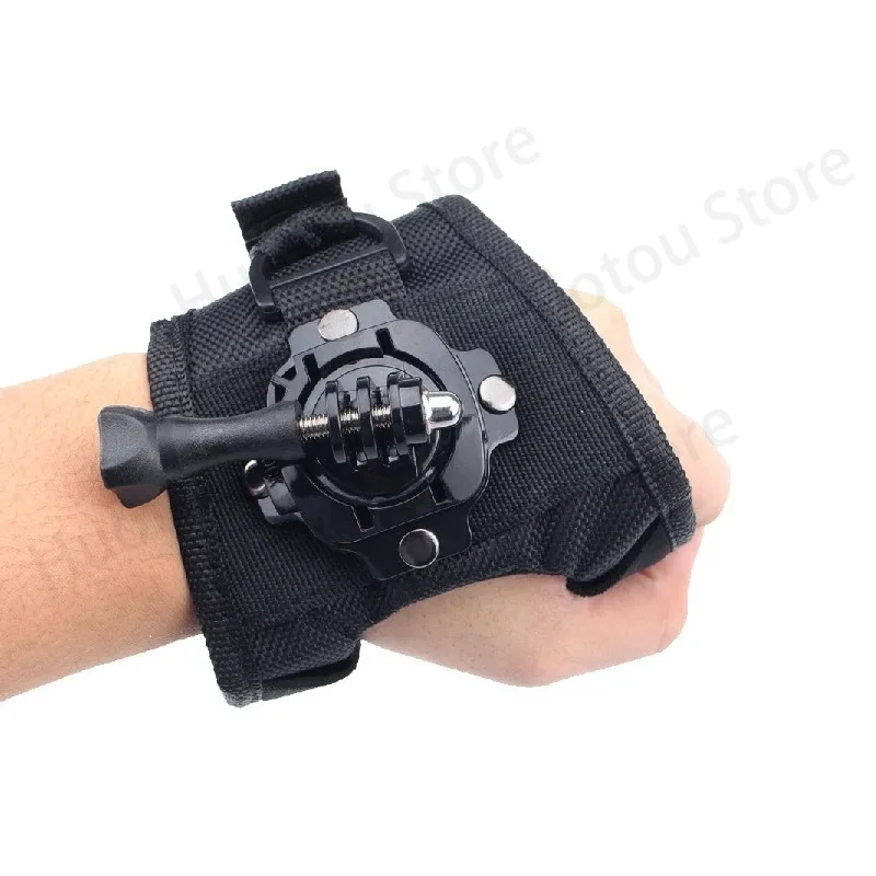 360° Rotation Glove Wrist Strap Mount For GoPro Hero 12 11 10 9 8 7 6 5 SJCAM Insta360 X2 X3 DJI Osmo Action Camera Accessories