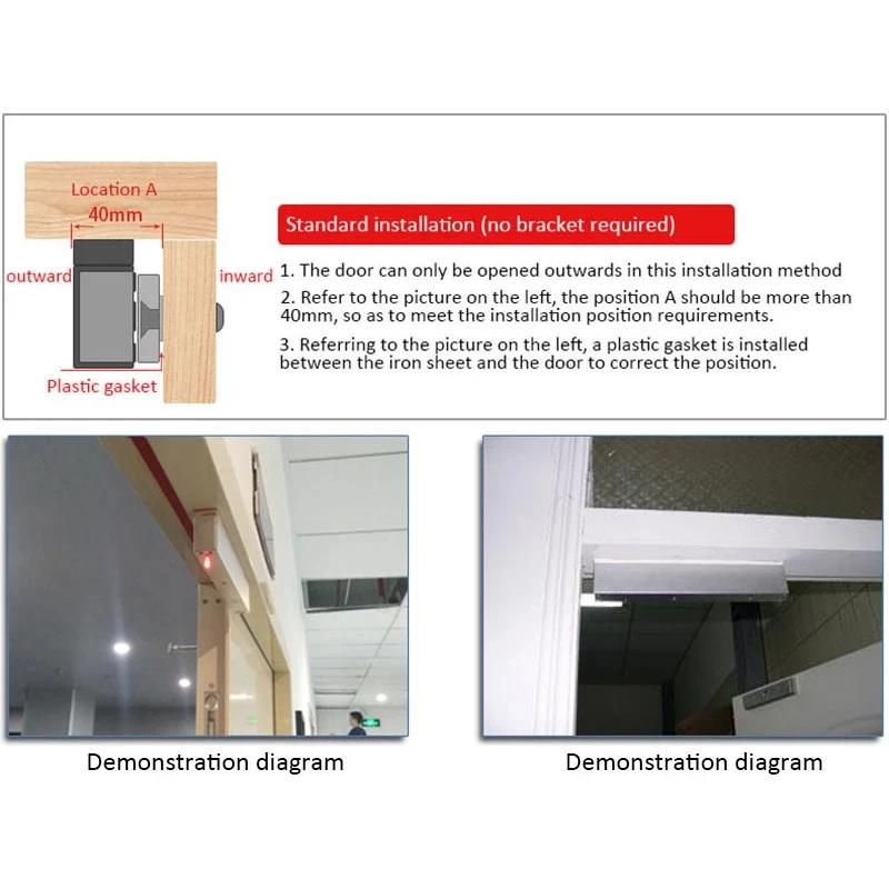 DC12V/24V 180/280/350KG Electronic Lock Electric Magnetic Door Lock 350/600lbs Suction Holding Force Electromagnetic