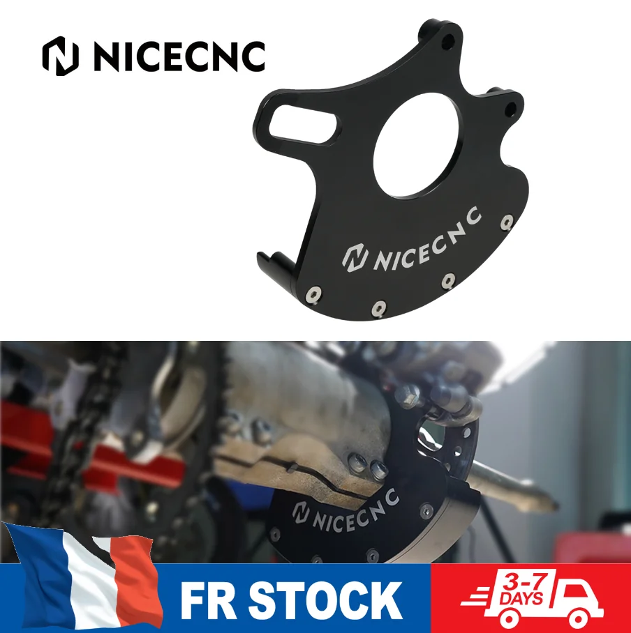(EU-Lager) NICECNC ATV hintere Scheibenbremssattelhalterung Rotorschutz für Yamaha Raptor 700 700R 2013–2023 6061-T6 Aluminium