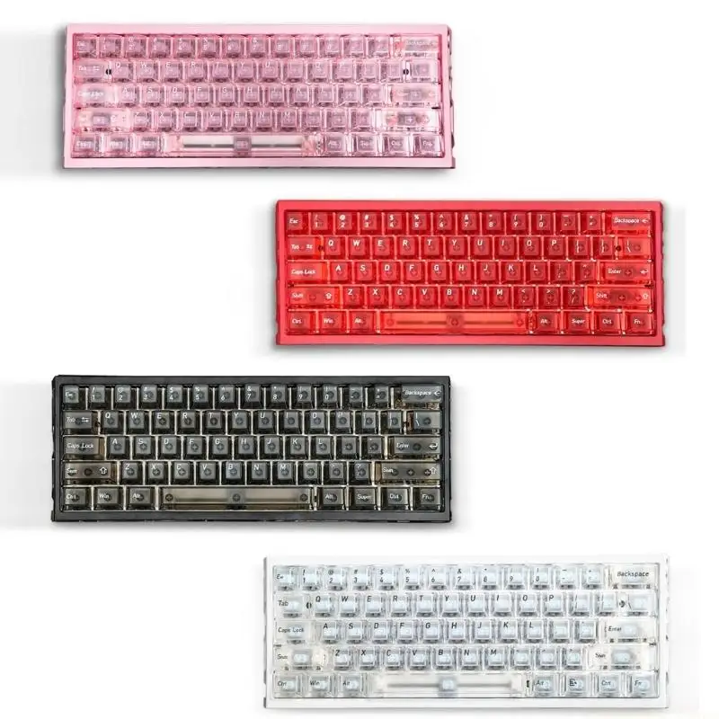 Hollow Aluminum Keyboard Switches Programmable Color Backlit Corded Customizable Typing