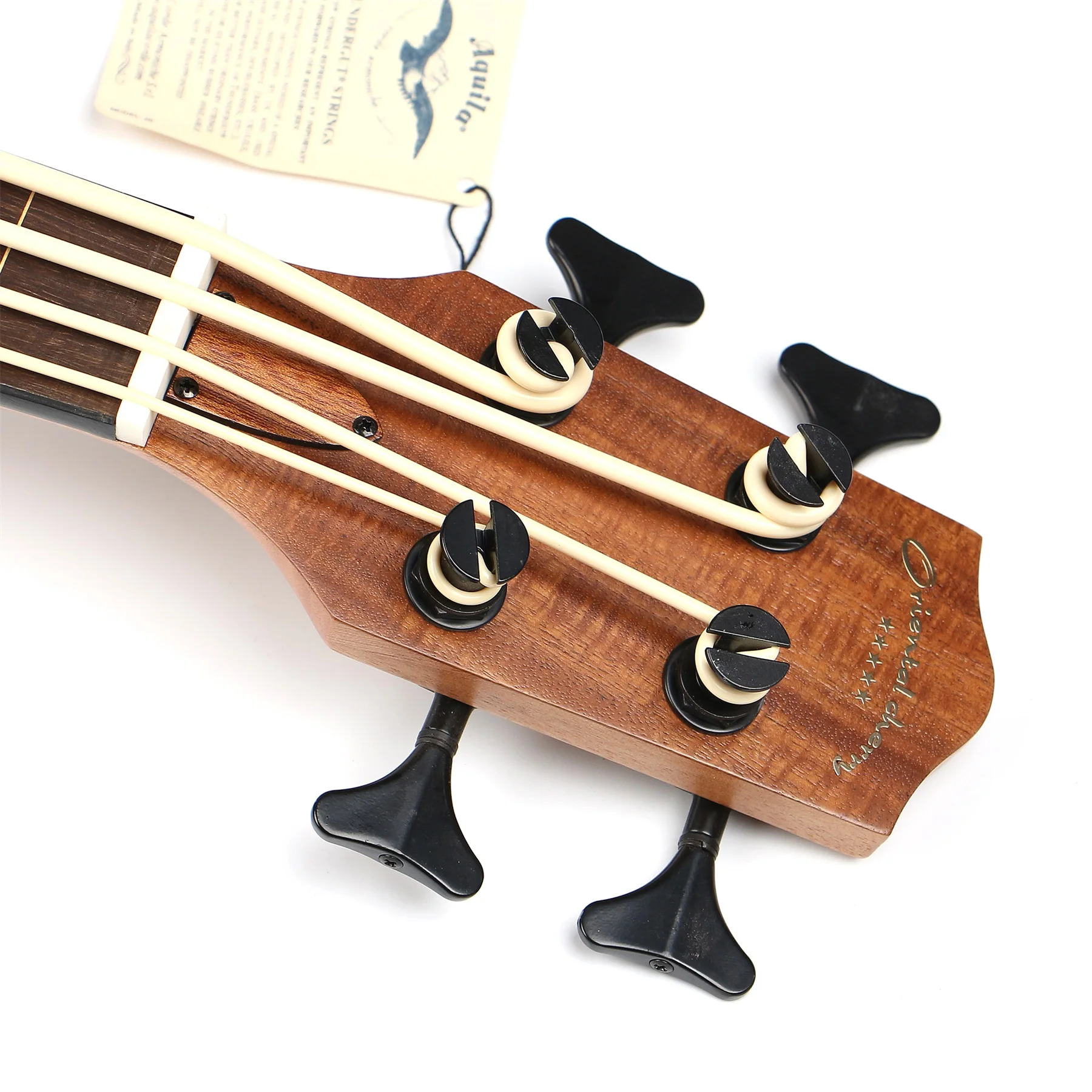 Solid Spruce Big ukulele bass electric acoustic fretless wholesale price Oriental Cherry W-D16-USB