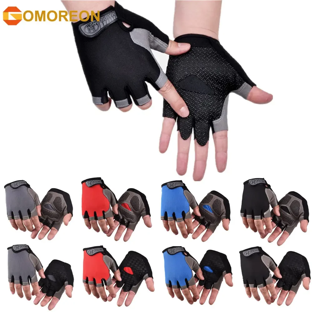 

Cycling Gloves for Men/Women Anti Slip Shock Absorbing Biking Gloves Half Finger Gel Pad Bicycle Gloves Breathable Bike Glove