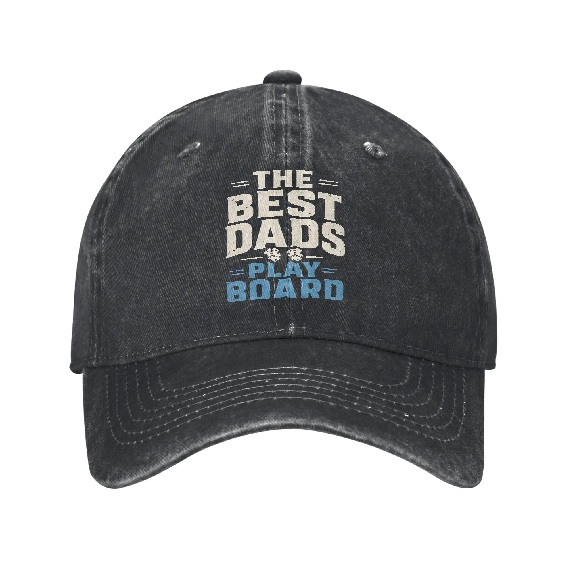 Fashion The Best Dads Play Board Games Father Board Gamer baseball cap  Easy To Clean Men's Hats