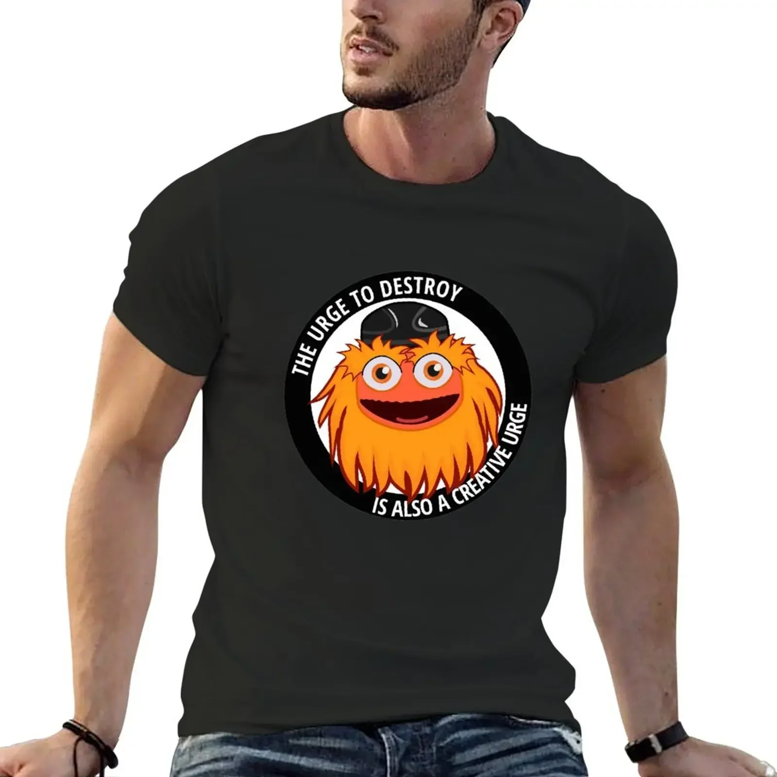 Gritty Meme The Urge to Destroy T-Shirt blacks animal prinfor boys mens champion t shirts