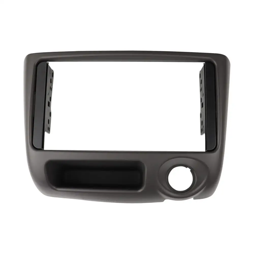 Double 2 Din Car Radio Frame Fit for Toyota Vitz Dash Kit Stereo GPS DVD Player Install Surround Trim Panel Radio Fascia Bezel