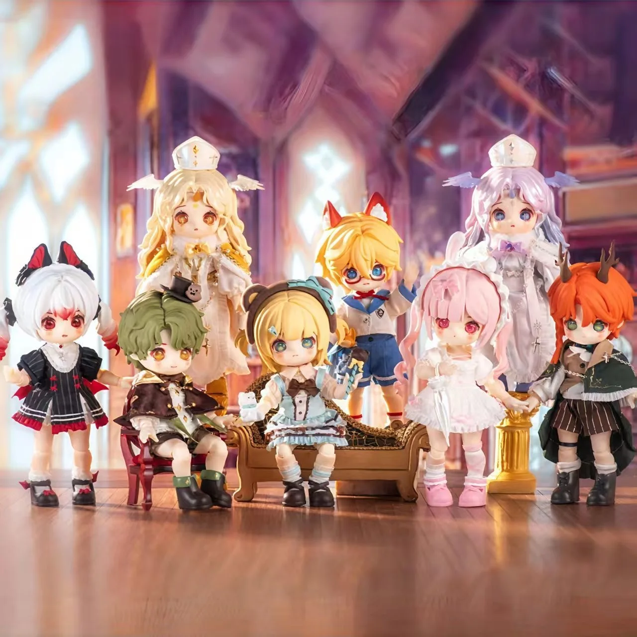 متوفر في المخزون ناجي الوحش شبل الوهم سجل سلسلة صندوق أعمى لطيف عمل الشكل 1/12 Bjd نموذج صندوق غامض اللعب جمع فتاة هدية