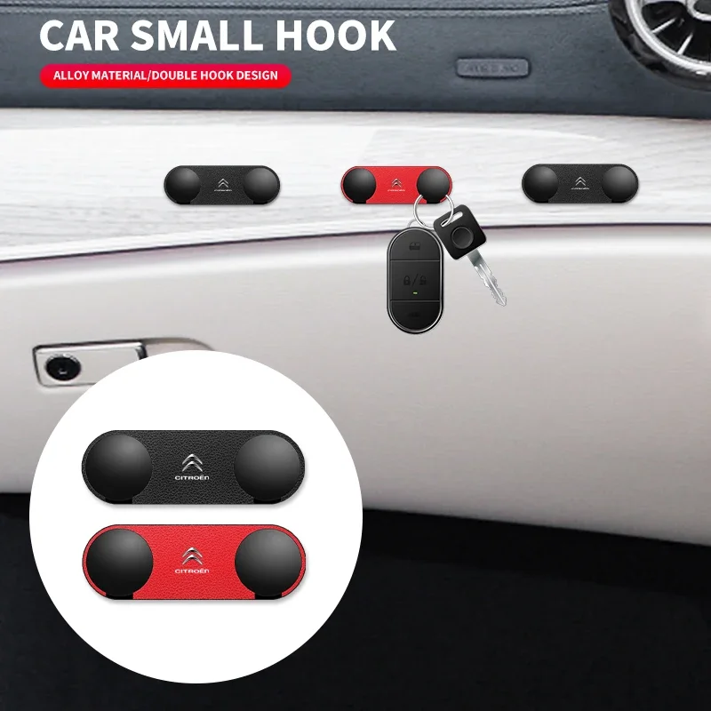 Car Seat Back Double Hanger Multifunctional Hook For Citroen C1 C2 C3 C4 C4L C5 C6 C8 C4L DS3 DS4 DS5LS DS6 C-ELYSEE Accessories