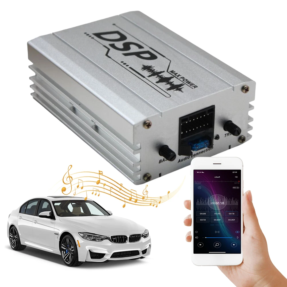 Audio Digital Sound Processor Support APP Control Car Audio Digital Signal Processor DSP Car Equalizer for Car Audio Enhancement