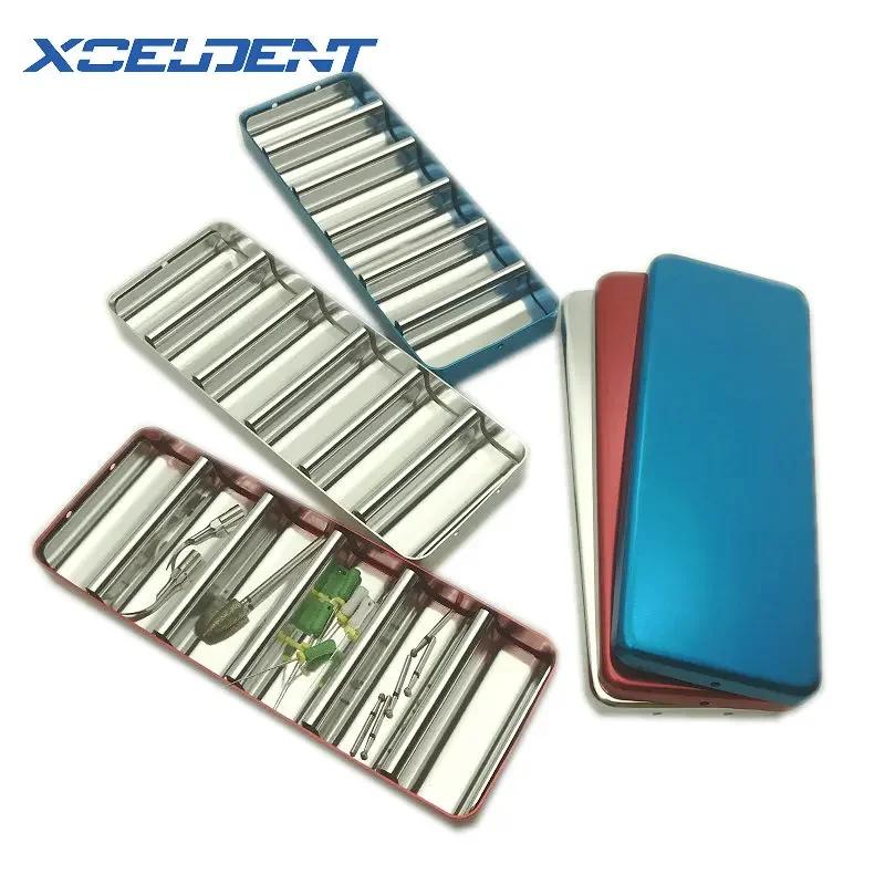 1pc Dental Bur Holder Block Sterilizer Case Disinfection Endo Box Rack Dentistry Instrument