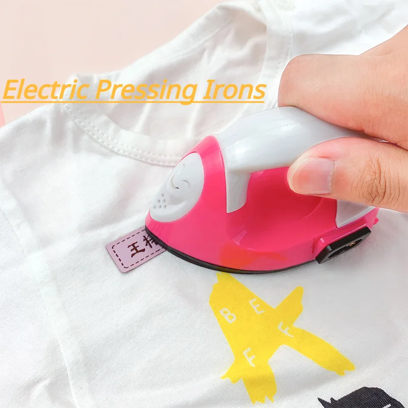 Multifunctional creative mini children's handmade DIY electric iron name stick ironing figure ironing rhine-drill