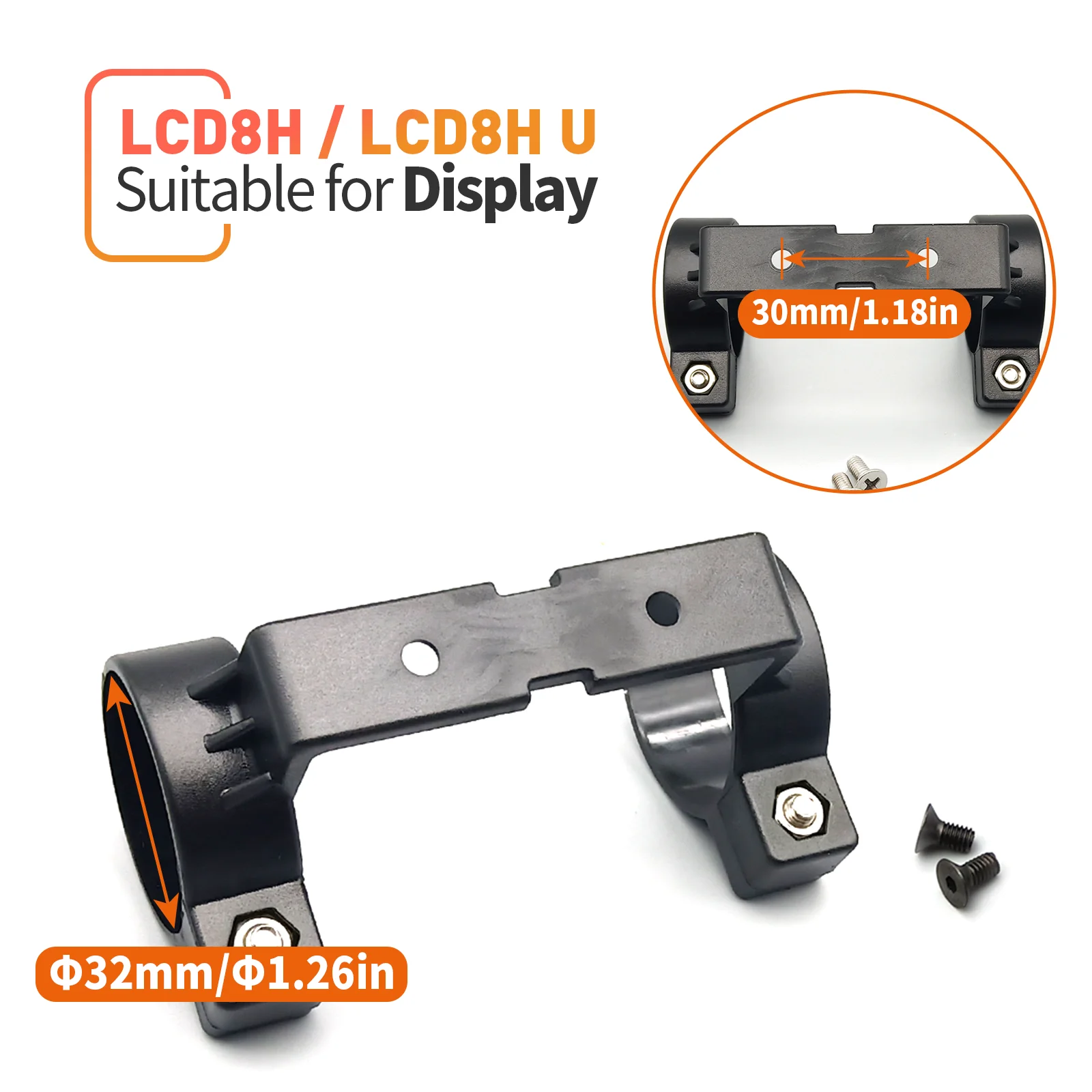 E-Bike Display Stand Mounting Parts for KT-LCD3/LCD8H/LCD8S Display Bracket Electric Bicycle Display Mounting Accessor