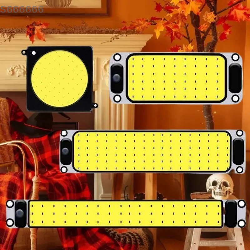 Panel de techo con cable de 12V, luz de placa de lectura para Interior de vehículo, lámpara de techo Interior de coche, COB blanco 54/108 SMD LED