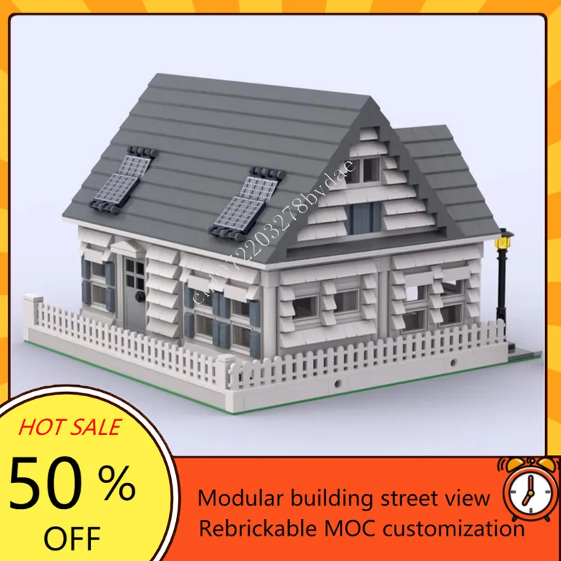 1735PCS Casa modulare MOC Vista stradale creativa Modello Building Blocks Architettura Educazione Assemblaggio Modello fai da te Giocattoli Regali