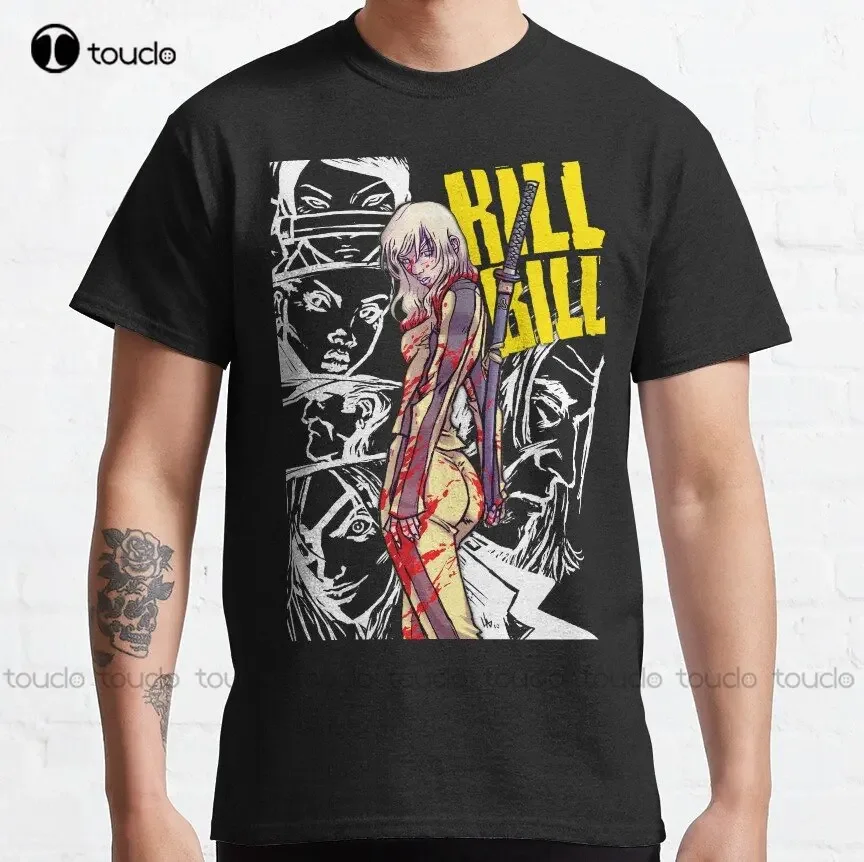 Kill Bill Anime T-Shirt Custom Aldult Teen Unisex Digital Printing Tee Shirts Funny Art Streetwear Cartoon Tee Custom Gift