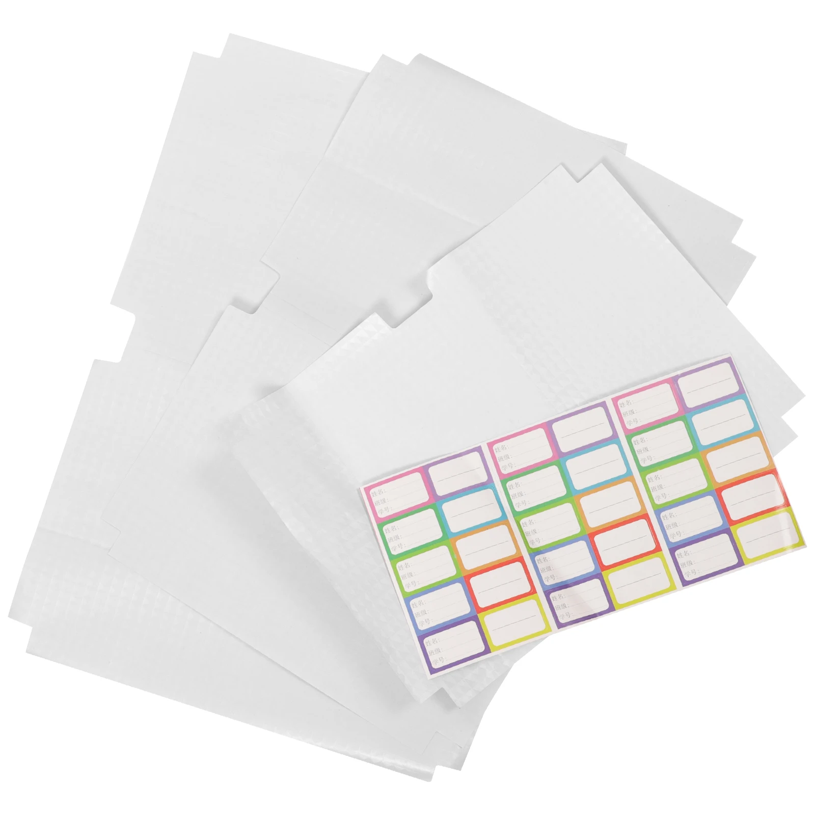 1 Set/30 pz ABS Sicurezza Impermeabile Materiale Nubuck Trasparente Pellicola Autoadesiva Copertina del Libro per Studenti Ragazzi Ragazze (