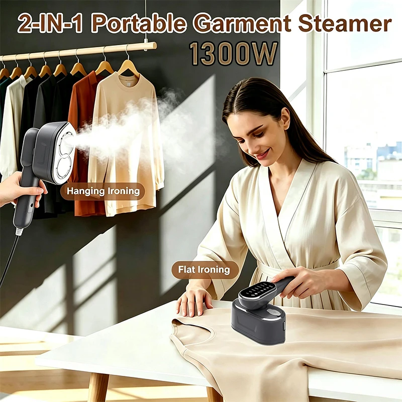 Handheld Steam Iron Garment Steamers Ironing Multi Functional Machine Travel Portable Ironing Machine Garment Ironing Machine