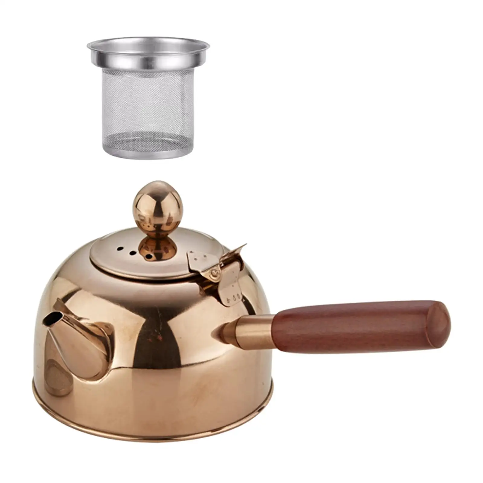 680ml Stainless Steel Tea Kettle Teapots Pot for Picnic Home Restaurant