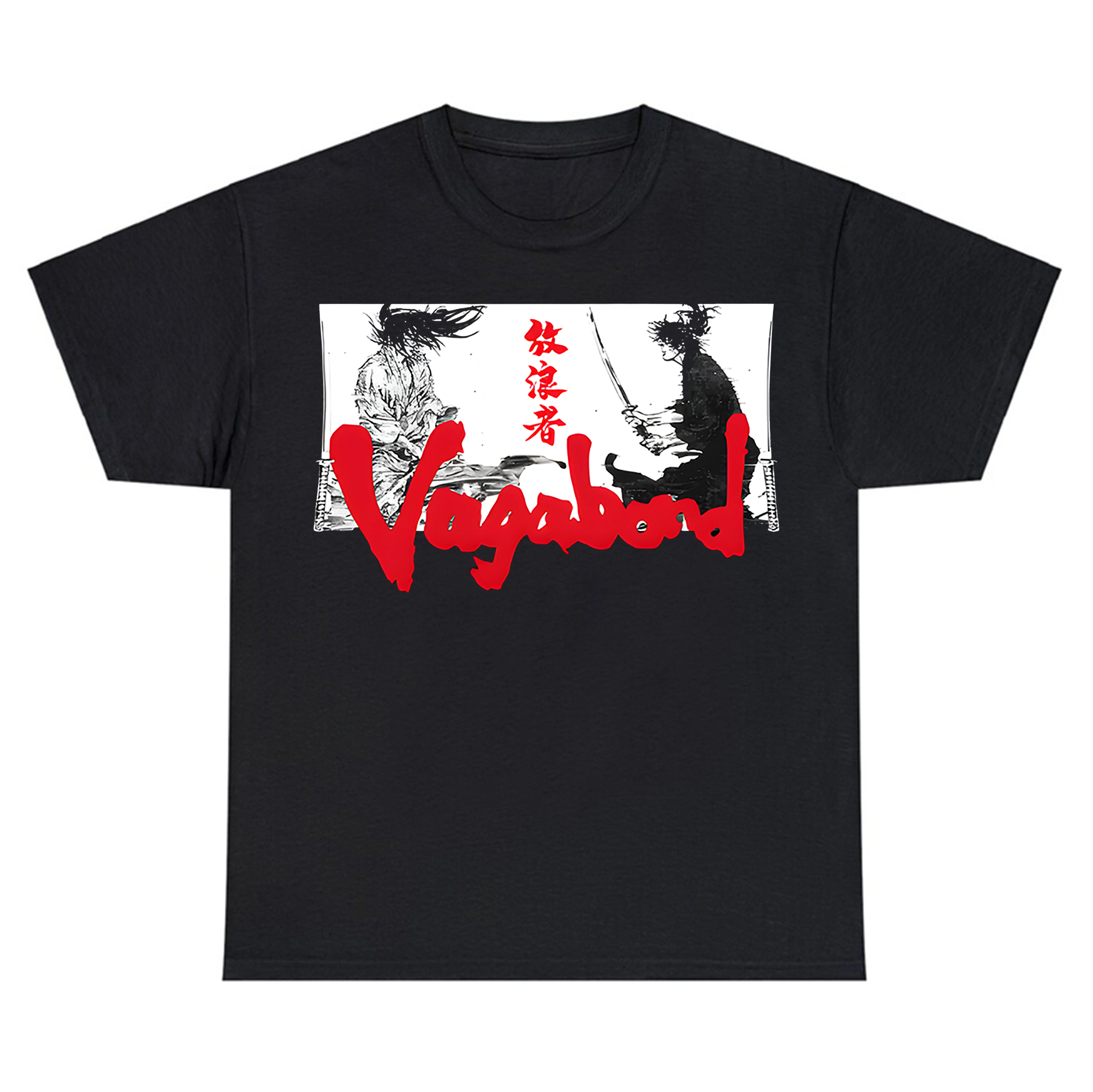 Vagabond Musashi Miyamoto T-Shirt Amusing Stylish Oversized Vintage Harajuku Summer Cotton Streetwear Men Women Cool Unisex Tees