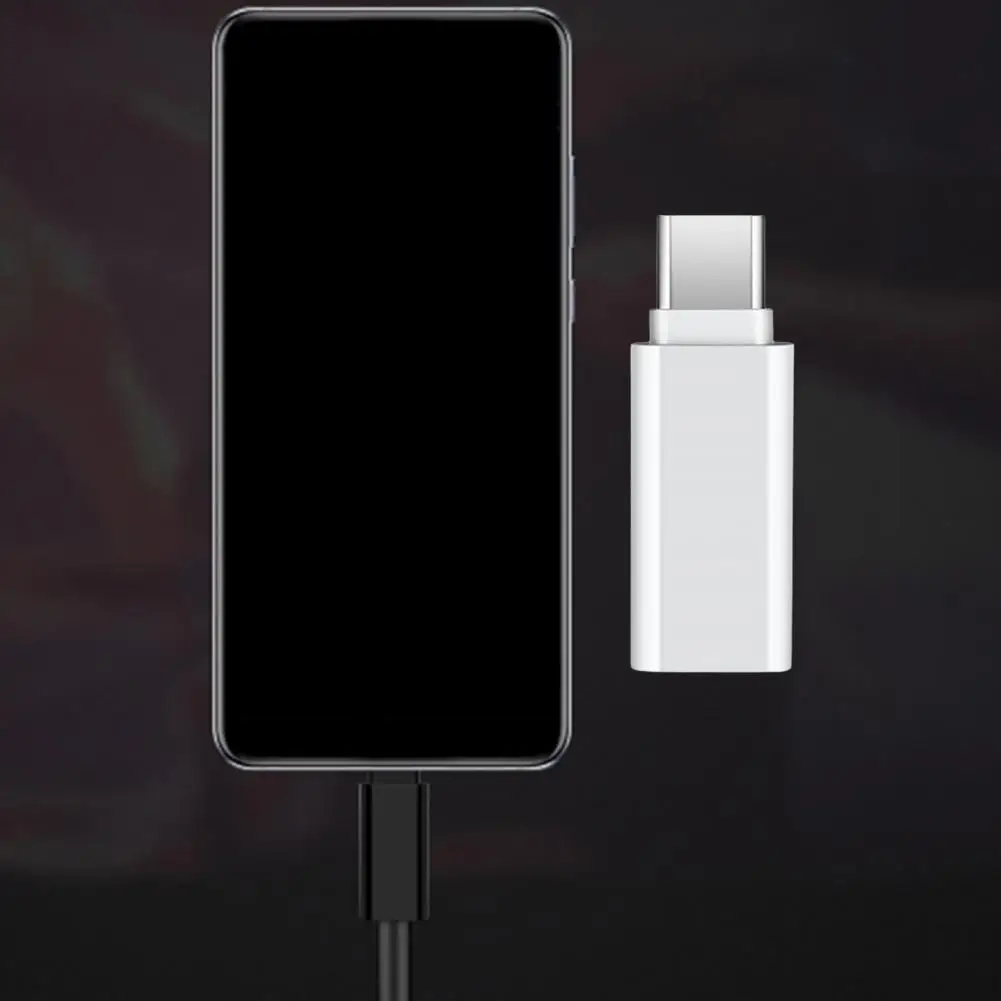 Practical Plug Play Audio Converter Stable Signal Earphone Type-C to 3.5mm Audio Converter Connector Audio Conversion