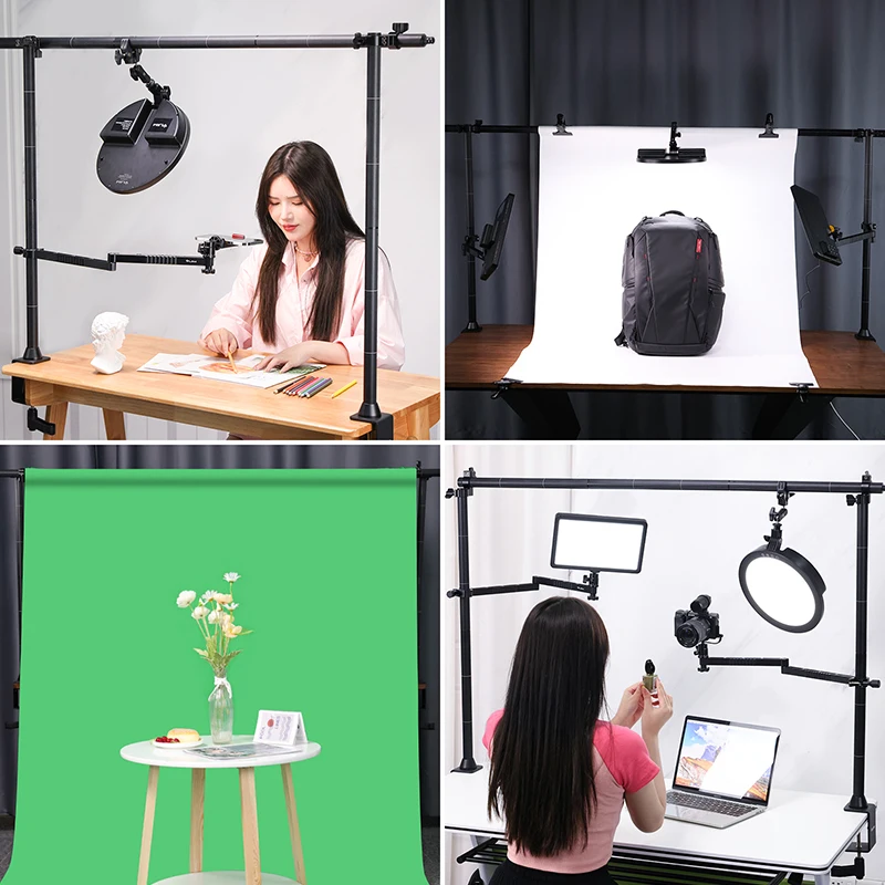 Ulanzi LS15 Multifunction Photo Studio Stand Max Load 10KG Flexible Assembly DeskTop Stand Photography for DSLR