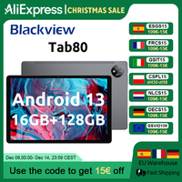 Blackview Tab 80 Android 13 Tablet 8GB+128GB 10.1-inch HD Display T606 Octa Core 7680mAh 2.4G/5G WiFi 13MP Rear Camera 4G tablet